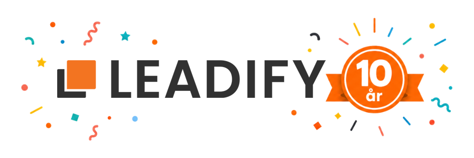 Leadify 10 års logo