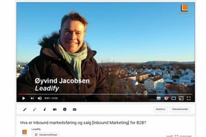 Person på video
