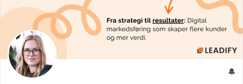 Eksempel på personlig toppbilde