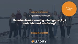 Hvordan bruke kunstig intelligens (AI) i innholdsmarkedsføring?
