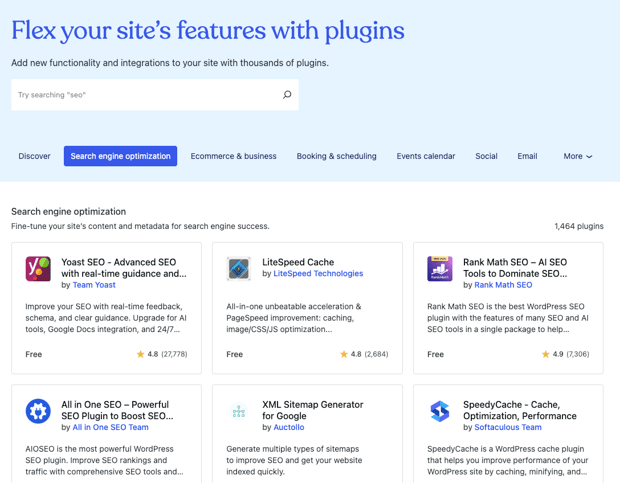 Wordpress - plugins