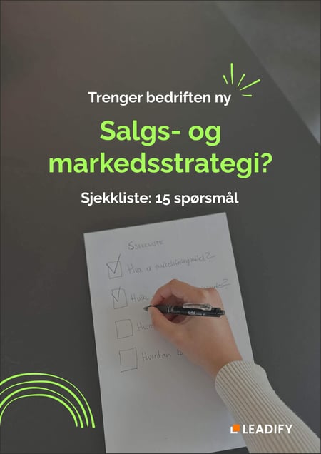 Sjekkliste: Hvordan kan bedriften fornye måten dere driver markedføring og salg?
