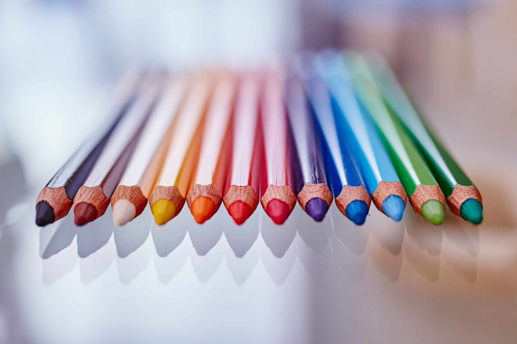 Pencils illustrating diversity in marketing